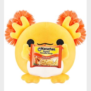 Snackles Bamse - 35 cm - Axolotlen Albie m. Maruchan Ramen Noodl