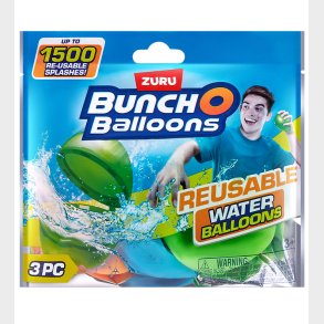 Bunch O Balloons Vandlegetj - Genbrugelige Vandballoner - 3 stk