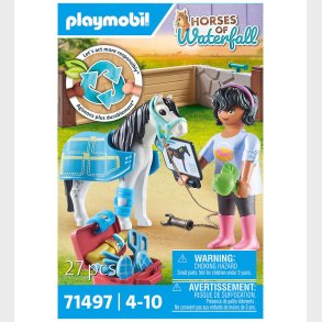 Playmobil Horses Of Waterfall - Hesteterapeut - 71497 - 27 dele