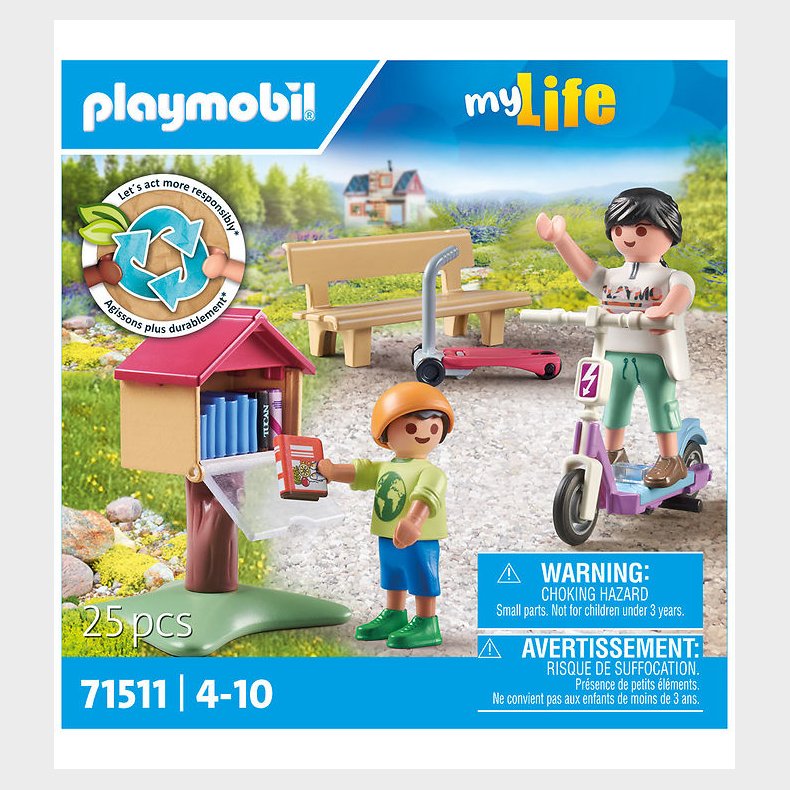 Playmobil My Life - Bogbytte for Bogorme - 71511 - 25 Dele