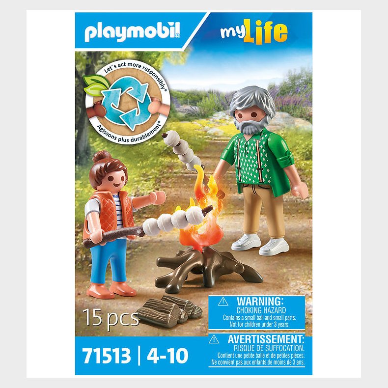 Playmobil My Life - Lejrbl med Skumfiduser - 71513 - 15 Dele