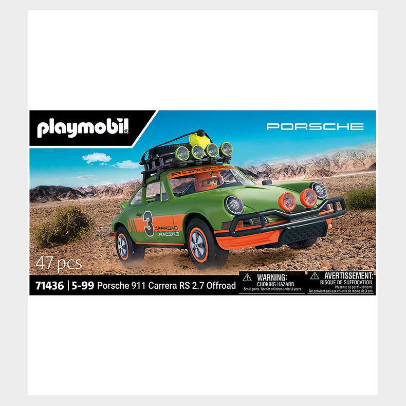 Playmobil Porsche 911 Carrera RS 2.7 OffRoad - 71436 - 47 Dele