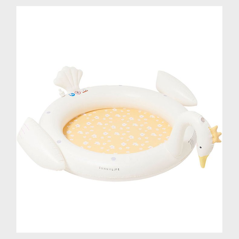 SunnyLife Sprinklermtte - 135x120 cm - Princess Swan - Multi