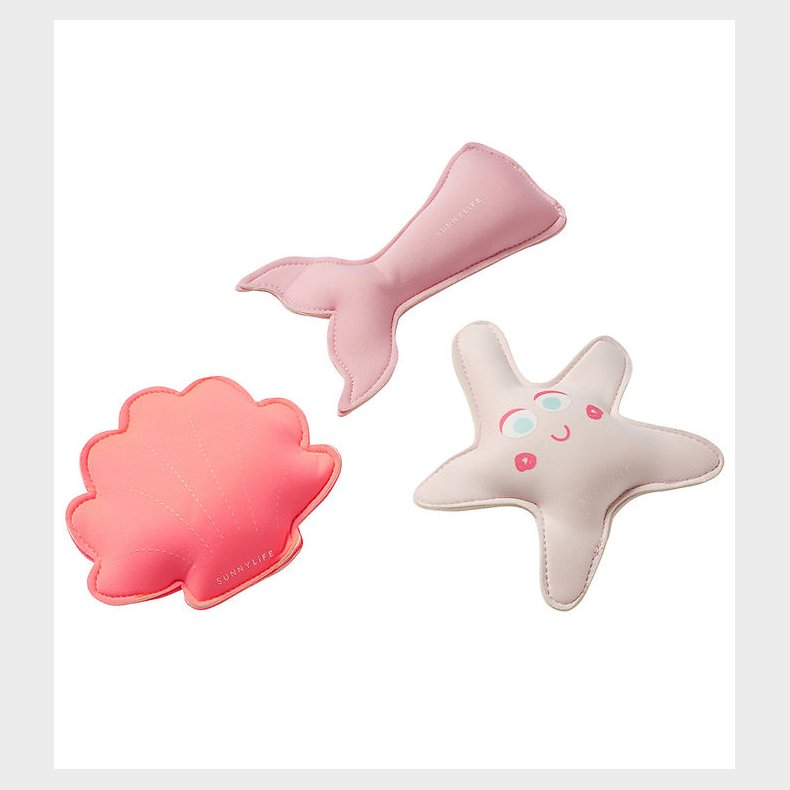 SunnyLife Dykkervgte - 3-pak - Melody the Mermaid - Neon Strawb