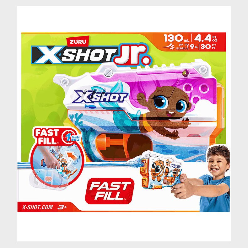 X-SHOT Vandpistol - Junior Fast Fill - Havfrue
