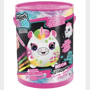 Airbrush Plush Bamse - Squish Pals Paint Can - Neon - Assorteret