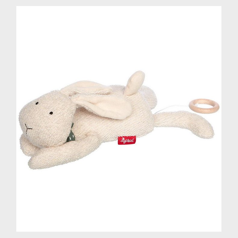 Sigikid Bamse m. Musik - Rabbit - Beige