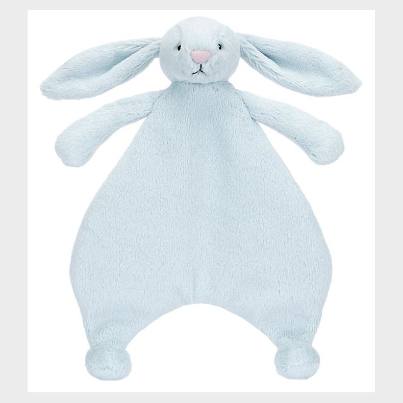 Jellycat Nusseklud - 27x20 cm - Bashful Bunny - Baby Blue