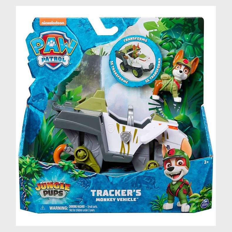 Paw Patrol Legetjsbil - 16 cm - Tracker's Monkey kretj