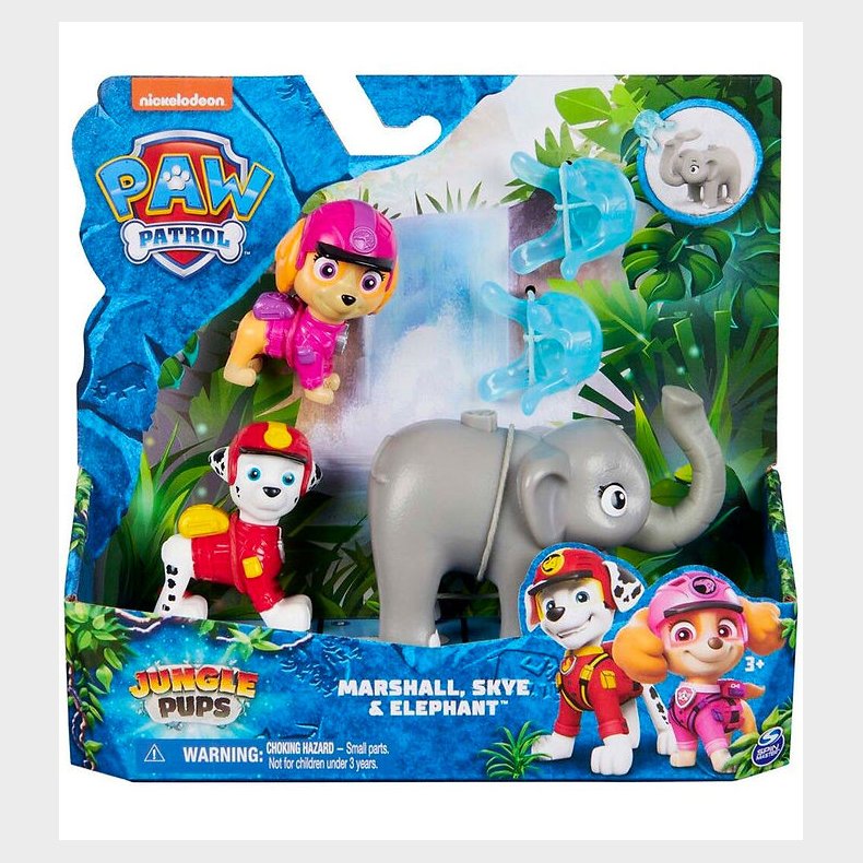 Paw Patrol Legest - 10 cm - Marshall, Skye &amp; Elephant