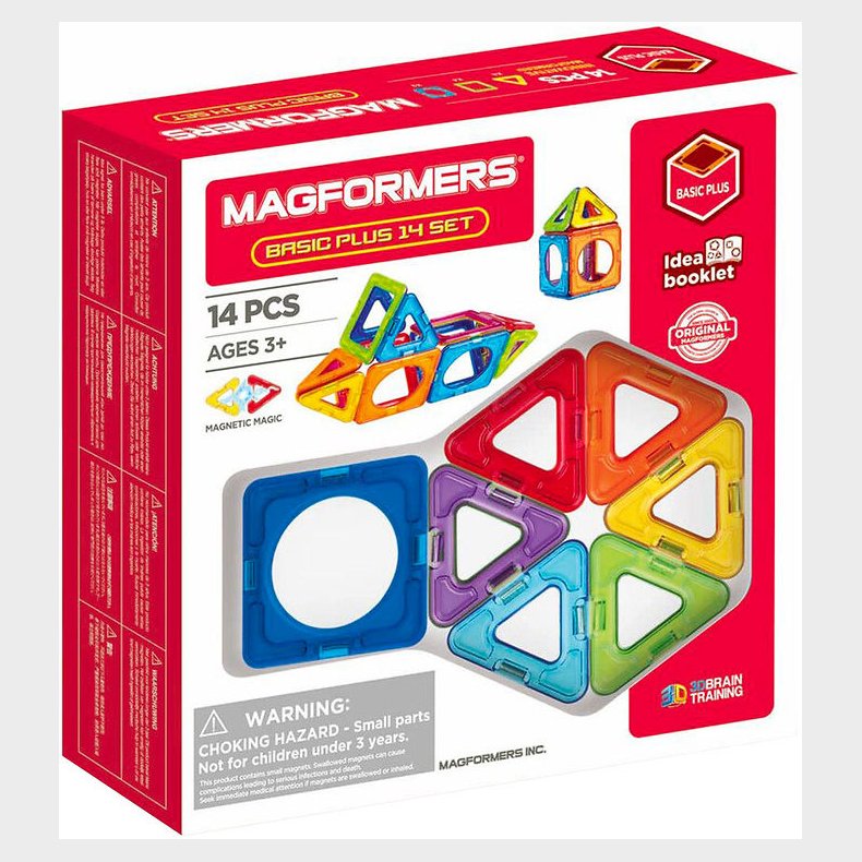 Magformers Magnetst - 14 Dele - Basic Plus