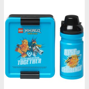 LEGO Storage Madkasse/Drikkedunk - Ninjago - Bl