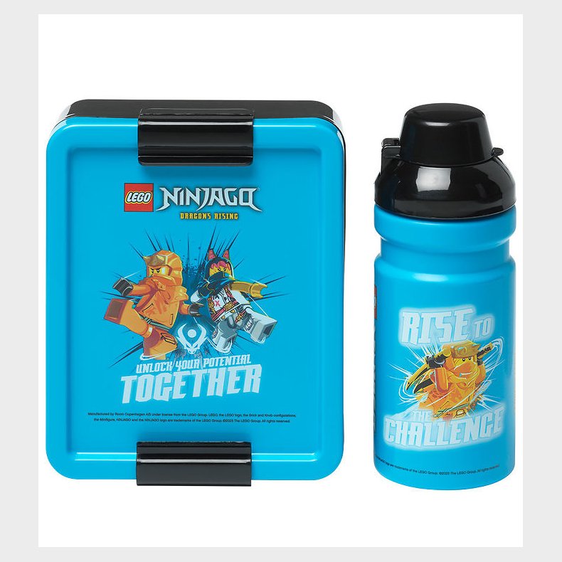 LEGO Storage Madkasse/Drikkedunk - Ninjago - Bl