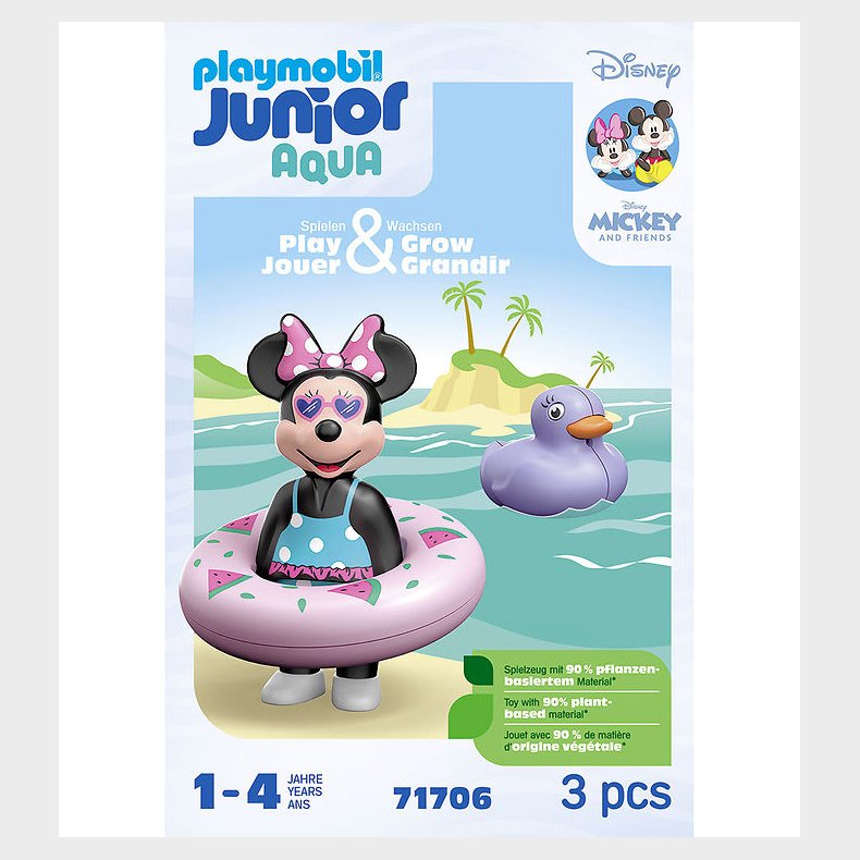 Playmobil Junior &amp; Disney: Aqua - Minnie's Strandtur - 717