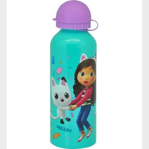 Gabby's Dukkehus Drikkedunk - 500 ml - Aluminum - Turkis/Lilla