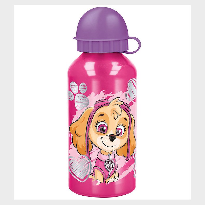 Paw Patrol Drikkedunk - Girls - 400 ml - Aluminum - Rosa