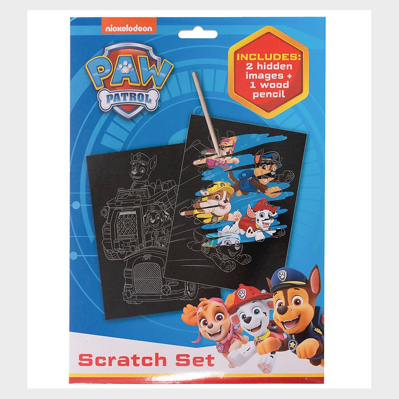 Paw Patrol Kreast - Scratch set m. Pencil