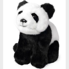 Living Nature Bamse - 16x12 - Panda Unge - Sort/Hvid