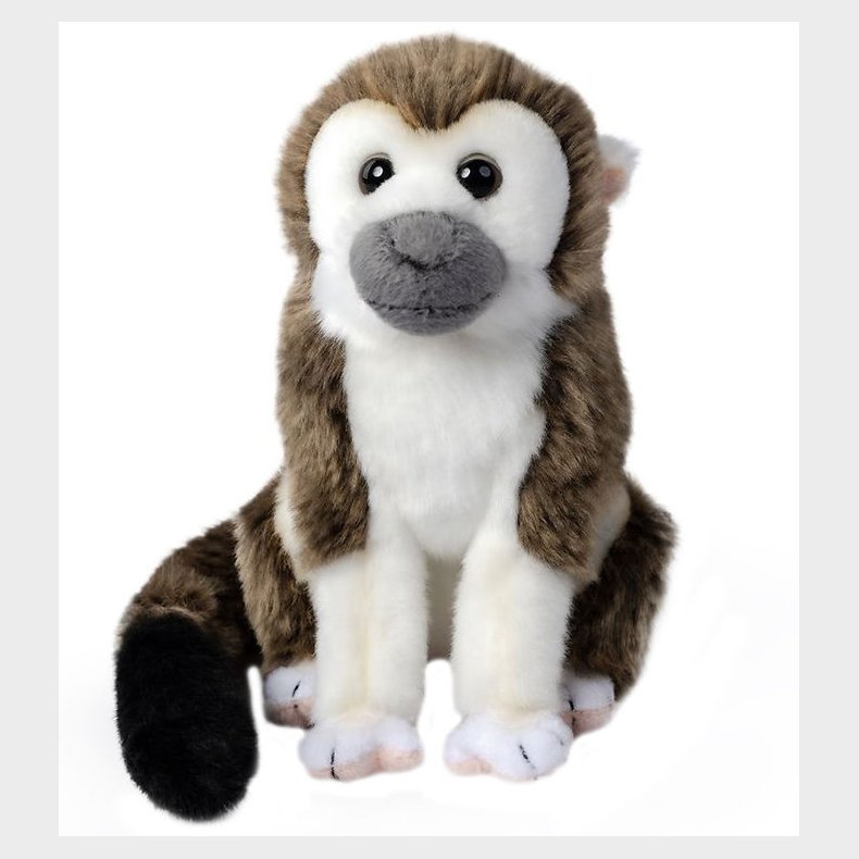 Living Nature Bamse - 17x10 cm - Ddningehovedabe - Brun/Hvid