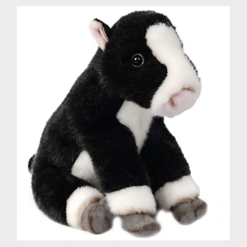 Living Nature Bamse - 17x9 cm - Friesian Kalv - Sort/Hvid