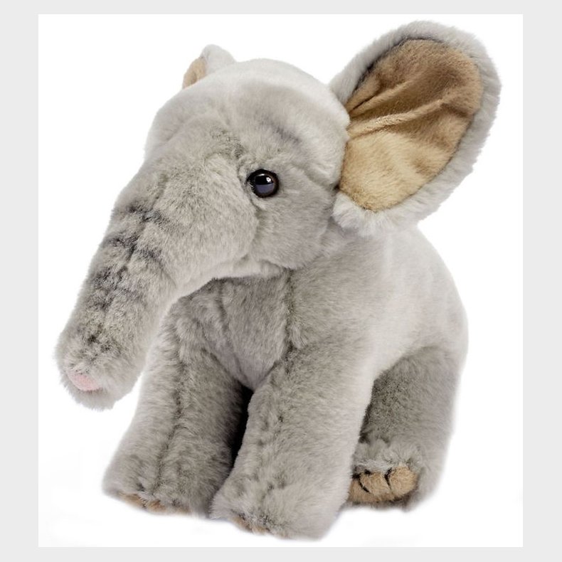 Living Nature Bamse - 15x9 cm - Siddende Elefant Unge - Gr