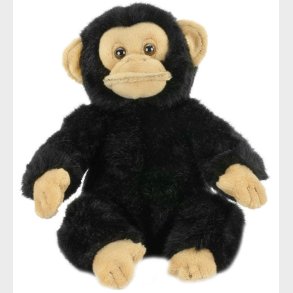 Living Nature Bamse - 15x11 cm - Baby Chimpanse - Sort