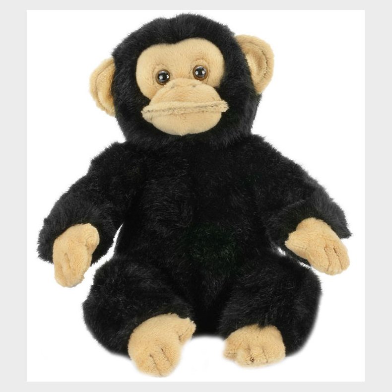Living Nature Bamse - 15x11 cm - Baby Chimpanse - Sort