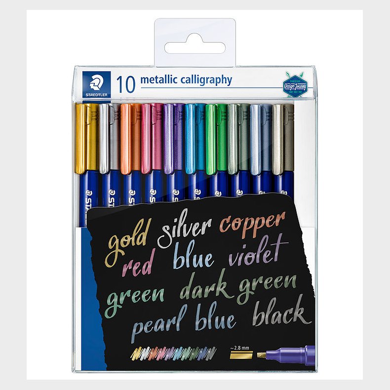 Staedtler Tuscher - Metallic Calligraphy - 2,8 mm - 10 stk