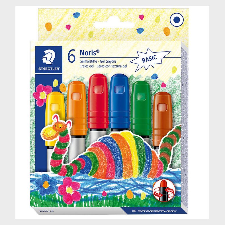 Staedtler Farvekridt - Gel Twisters - 6 stk