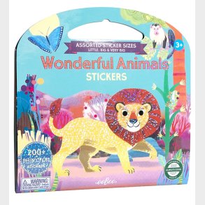 Eeboo Klistermrkebog - 200+ Klistermrker - Sknne Dyr