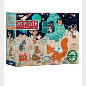 Eeboo Puslespil - 20 Brikker - 28x38 cm - Rummet