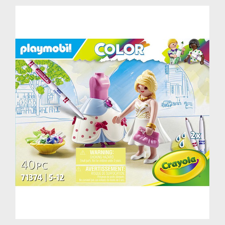 Playmobil Color - Modekjole - 71374 - 40 Dele