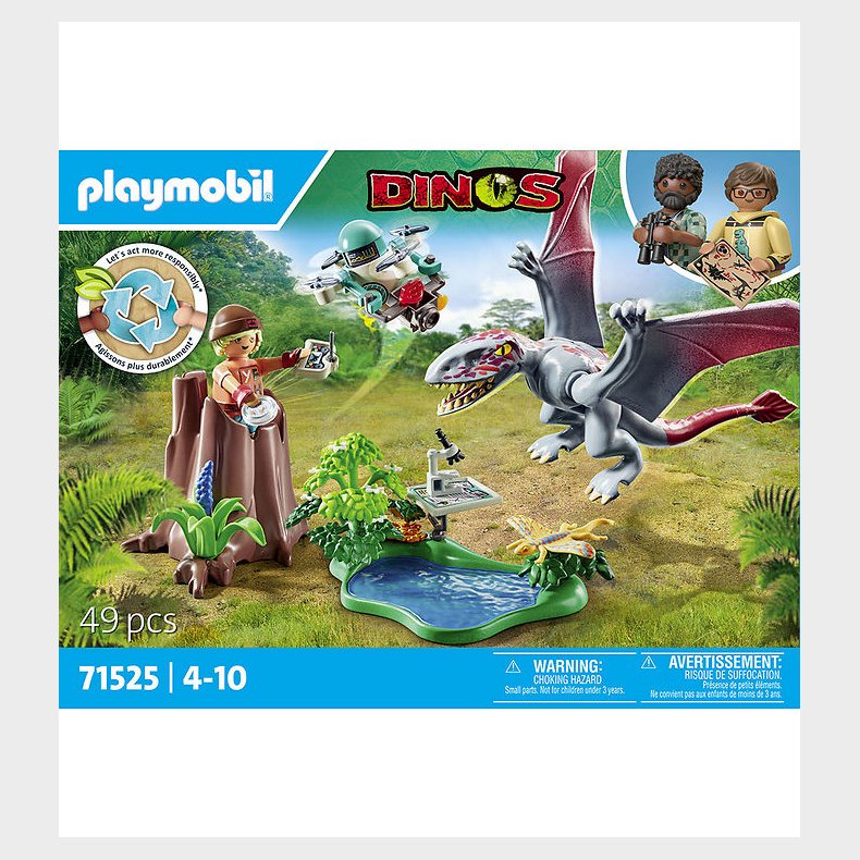 Playmobil Dinos - Observatory For Dimorphodon - 71525 - 49 Dele