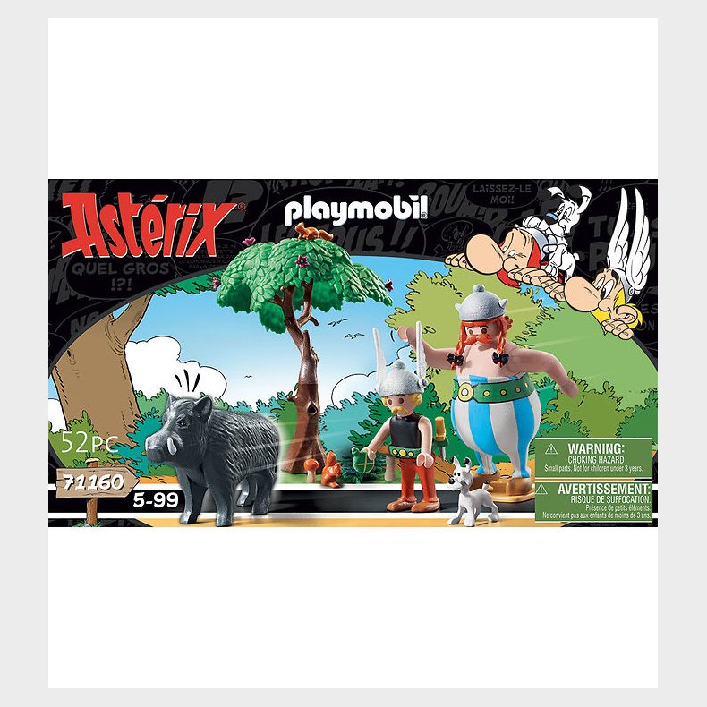 Playmobil Asterix - Wild Boar Hunting - 71160 - 52 Dele