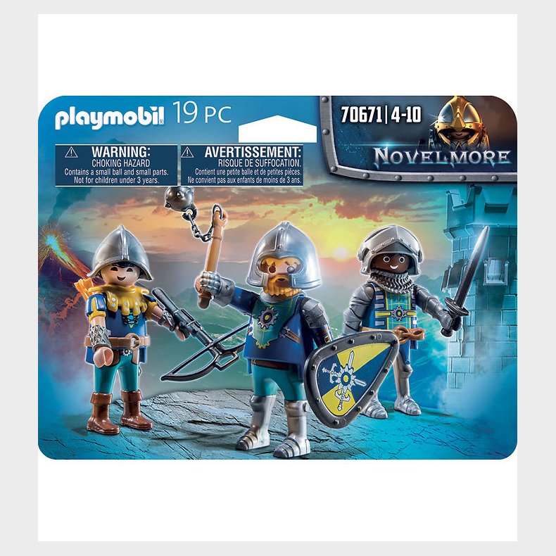 Playmobil Novelmore - Knights Set - 3-pak - 70671 - 19 Dele