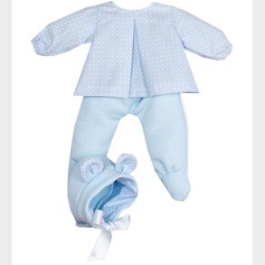 Asi Dukketj - 43 cm - Pablo - Bl/Hvid