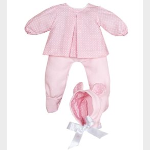 Asi Dukketj - 43 cm - Maria - Lyserd/Hvid