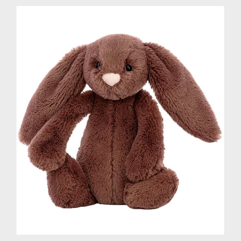 Jellycat Bamse - 18x9 cm - Bashful Fudge Bunny Little - Brun