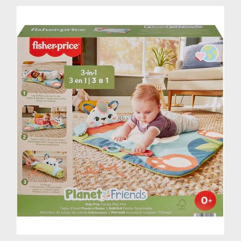 Fisher-Price Aktivitetstppe - 3-i-1 - Roly-Poly Panda