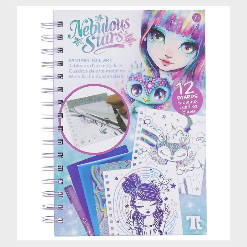 Nebulous Stars Aktivitetsbog m. Tilbehr - Fantasi Foileark - Is