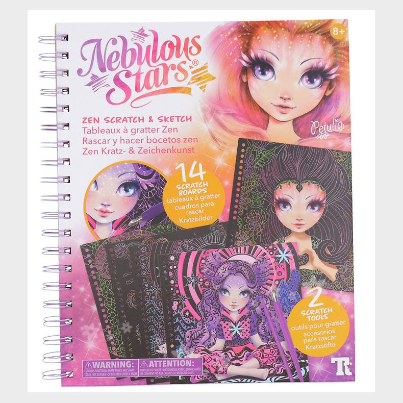 Nebulous Stars Aktivitetsbog m. Tilbehr - Skrabekunst - Petulia