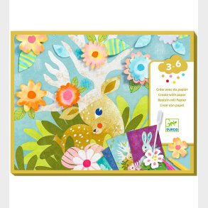 Djeco Kreast - Kreativ Med Papir m. Trkpapir