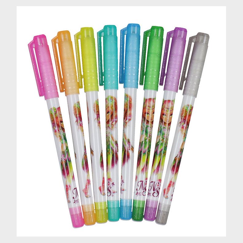 Nebulous Stars Kuglepenne - Gel - 8 stk - Metallisk