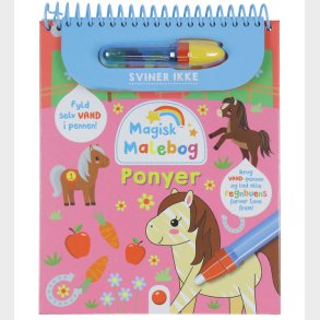 Forlaget Bolden Magisk Malebog - Ponyer