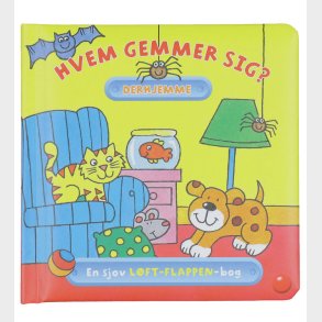 Forlaget Bolden Billedbog m. Flapper - Hvem Gemmer Sig - Derhjem