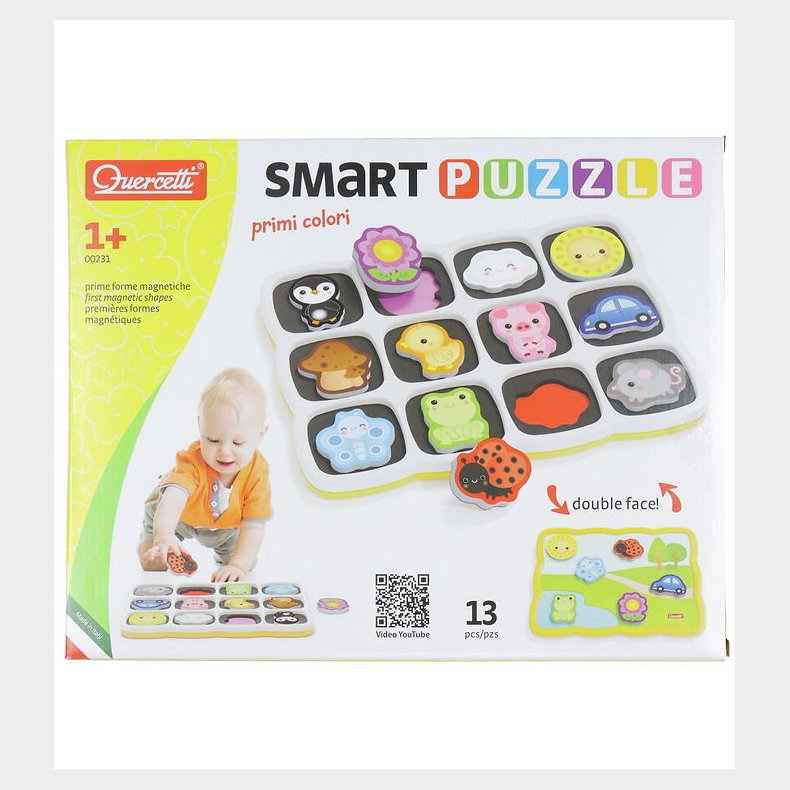 Quercetti Puslespil - Magnetisk Puslespil m. Farver