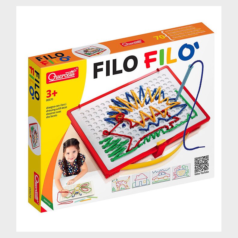 Quercetti Kreast - Filo Filo - Kreativ Leg m. Trd - 00570