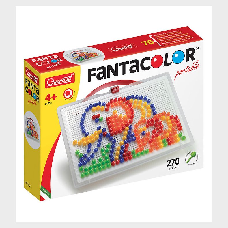 Quercetti Stiftmosaik - FantaColor - 270 Dele - 00952