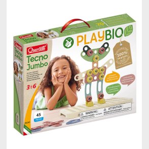 Quercetti Byggest - PlayBio Tecno Jumbo - 45 dele - 86165