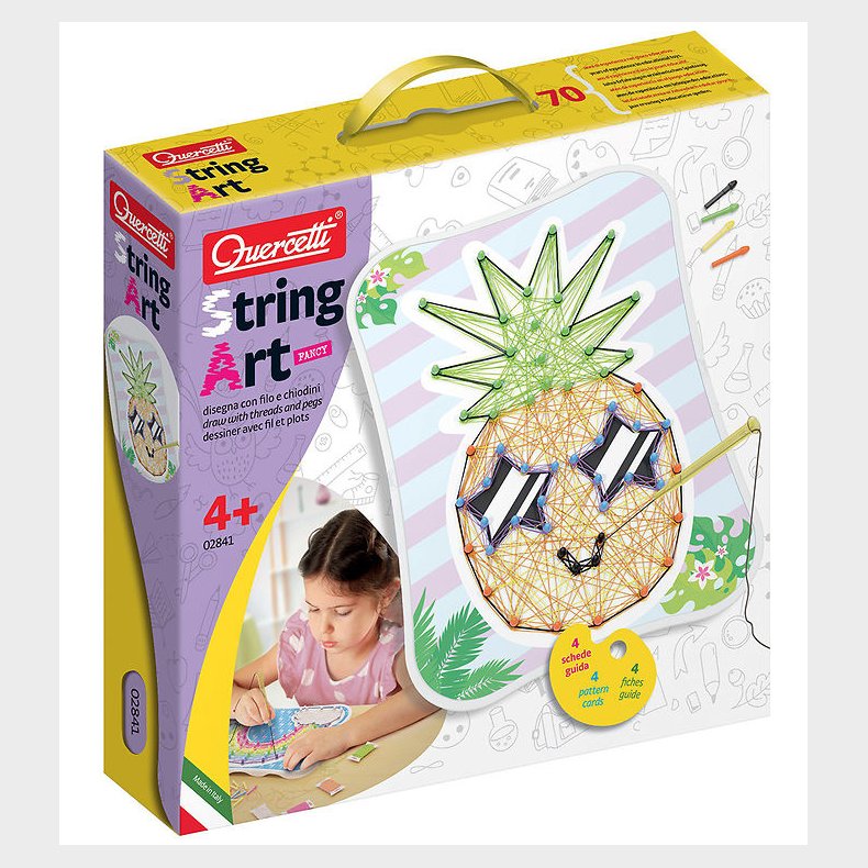Quercetti Kreast - String Art - Kawaii Fancy - Kreativ Leg m. T